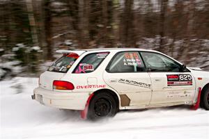Aidan Hicks / John Hicks Subaru Impreza Wagon on SS1, Nemadji Trail East I.
