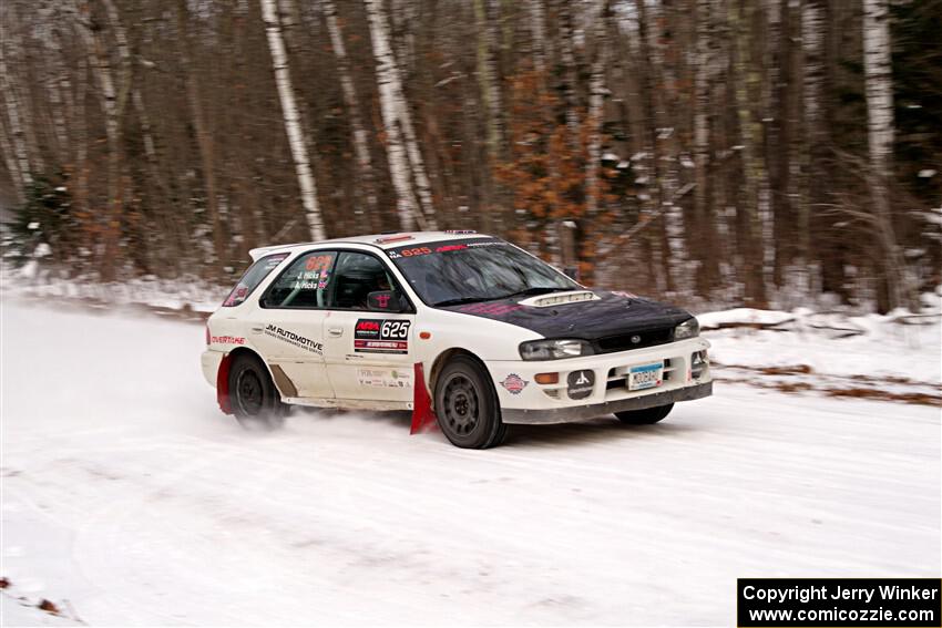 Aidan Hicks / John Hicks Subaru Impreza Wagon on SS1, Nemadji Trail East I.
