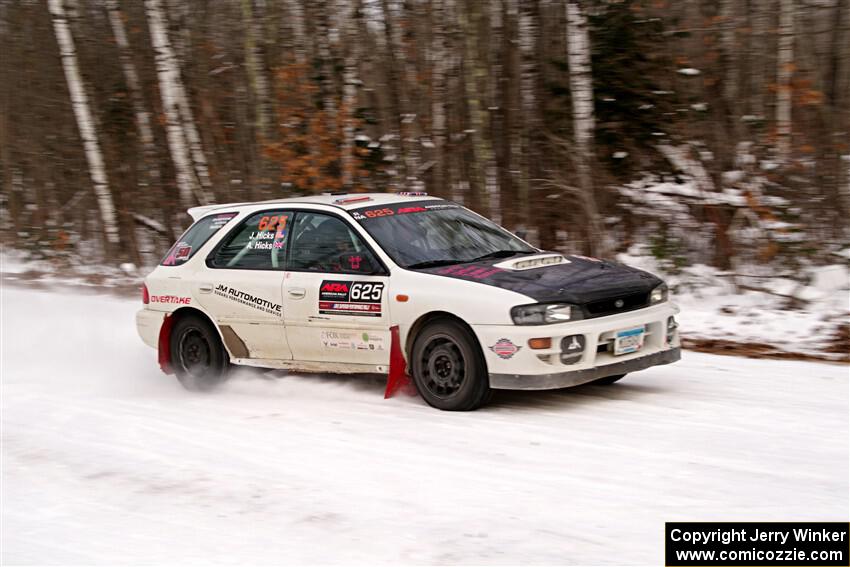 Aidan Hicks / John Hicks Subaru Impreza Wagon on SS1, Nemadji Trail East I.