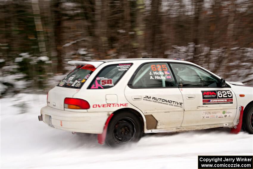 Aidan Hicks / John Hicks Subaru Impreza Wagon on SS1, Nemadji Trail East I.