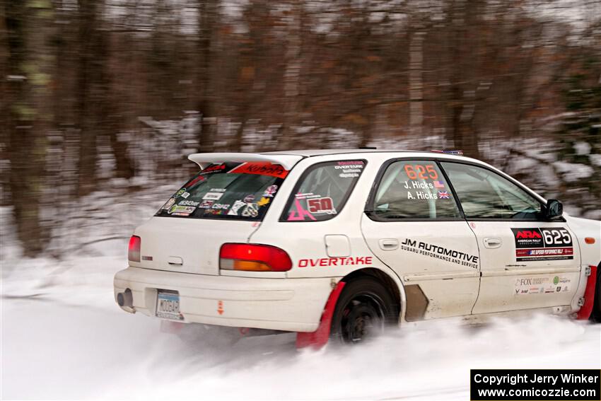 Aidan Hicks / John Hicks Subaru Impreza Wagon on SS1, Nemadji Trail East I.