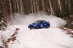 Connor Himes / Elliot Prusi Subaru Impreza on SS1, Nemadji Trail East I.