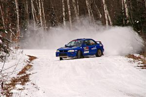 Connor Himes / Elliot Prusi Subaru Impreza on SS1, Nemadji Trail East I.