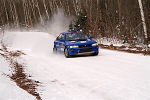 Connor Himes / Elliot Prusi Subaru Impreza on SS1, Nemadji Trail East I.