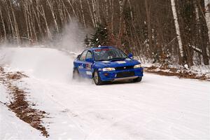 Connor Himes / Elliot Prusi Subaru Impreza on SS1, Nemadji Trail East I.