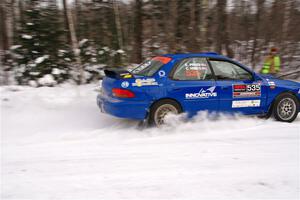 Connor Himes / Elliot Prusi Subaru Impreza on SS1, Nemadji Trail East I.