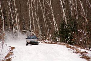 Peter Farrow / Jackson Sedivy Subaru WRX on SS1, Nemadji Trail East I.