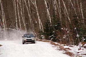 Peter Farrow / Jackson Sedivy Subaru WRX on SS1, Nemadji Trail East I.