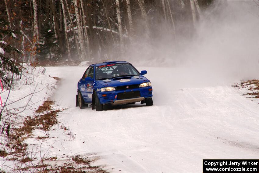 Connor Himes / Elliot Prusi Subaru Impreza on SS1, Nemadji Trail East I.