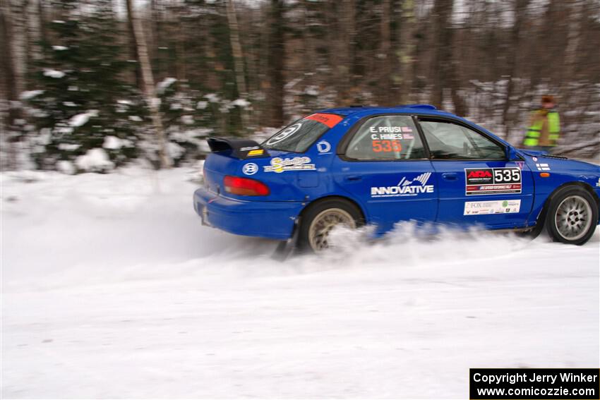 Connor Himes / Elliot Prusi Subaru Impreza on SS1, Nemadji Trail East I.
