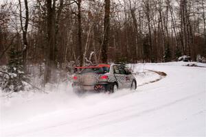 Peter Farrow / Jackson Sedivy Subaru WRX on SS1, Nemadji Trail East I.
