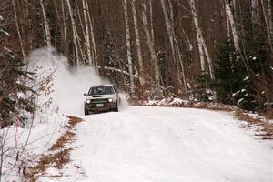 Josh Nykanen / Charlotte Himes VW GTI on SS1, Nemadji Trail East I.