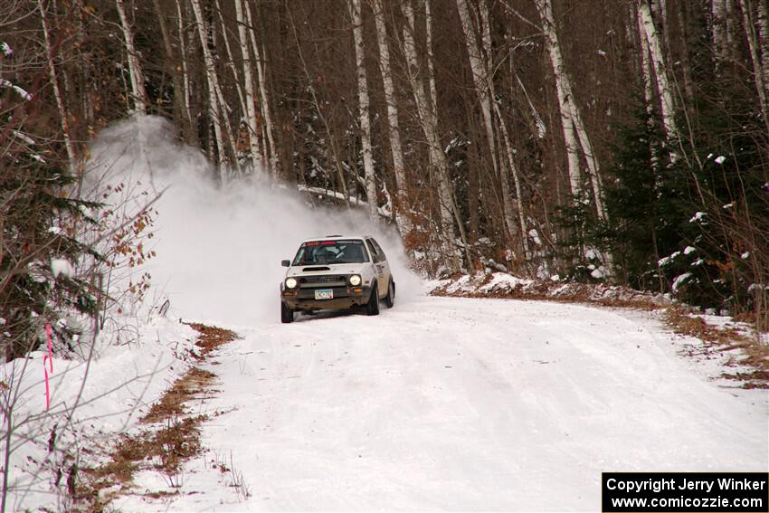 Josh Nykanen / Charlotte Himes VW GTI on SS1, Nemadji Trail East I.