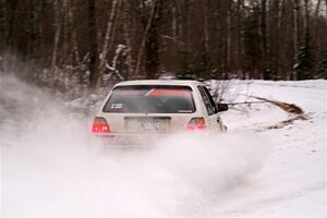 Josh Nykanen / Charlotte Himes VW GTI on SS1, Nemadji Trail East I.