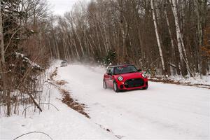 Cristian Perocarpi / David Quillen MINI Cooper JCW and Tyler Matalas / Jake Robinson Subaru Impreza on SS1, Nemadji Trail East I