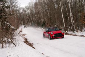 Cristian Perocarpi / David Quillen MINI Cooper JCW and Tyler Matalas / Jake Robinson Subaru Impreza on SS1, Nemadji Trail East I