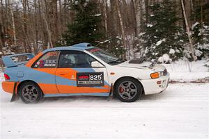 Tyler Matalas / Jake Robinson Subaru Impreza LX on SS1, Nemadji Trail East I.