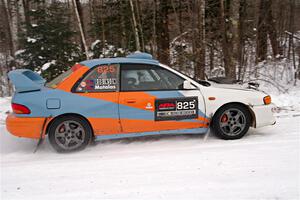 Tyler Matalas / Jake Robinson Subaru Impreza LX on SS1, Nemadji Trail East I.