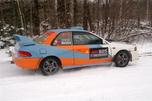 Tyler Matalas / Jake Robinson Subaru Impreza LX on SS1, Nemadji Trail East I.