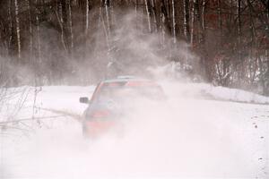 Tyler Matalas / Jake Robinson Subaru Impreza LX on SS1, Nemadji Trail East I.