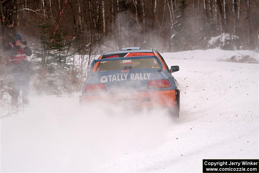 Tyler Matalas / Jake Robinson Subaru Impreza LX on SS1, Nemadji Trail East I.