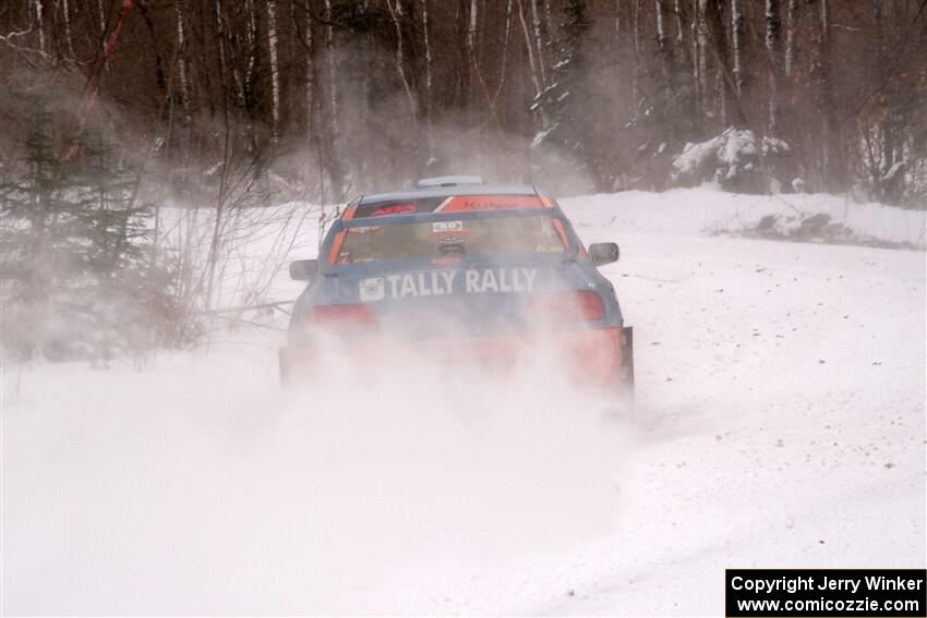Tyler Matalas / Jake Robinson Subaru Impreza LX on SS1, Nemadji Trail East I.