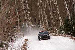 Matt James / Jackie James Subaru Impreza on SS1, Nemadji Trail East I.