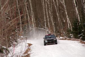 Matt James / Jackie James Subaru Impreza on SS1, Nemadji Trail East I.