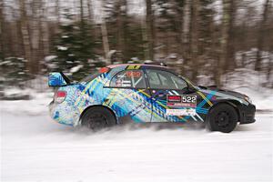Matt James / Jackie James Subaru Impreza on SS1, Nemadji Trail East I.