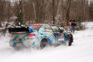 Matt James / Jackie James Subaru Impreza on SS1, Nemadji Trail East I.