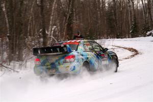 Matt James / Jackie James Subaru Impreza on SS1, Nemadji Trail East I.