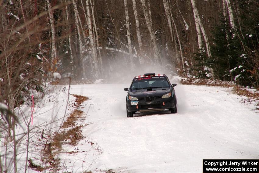 Matt James / Jackie James Subaru Impreza on SS1, Nemadji Trail East I.