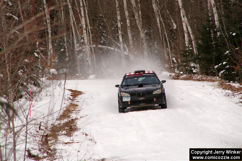 Matt James / Jackie James Subaru Impreza on SS1, Nemadji Trail East I.
