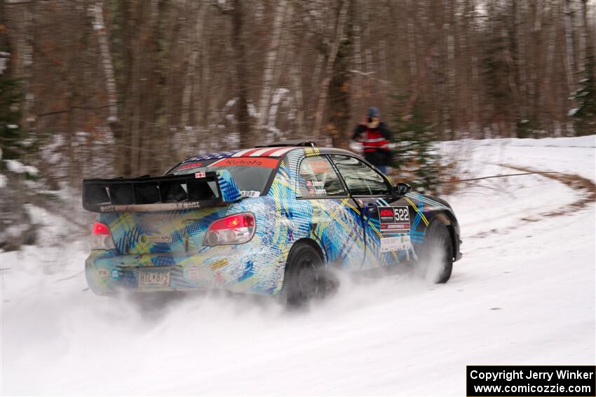 Matt James / Jackie James Subaru Impreza on SS1, Nemadji Trail East I.