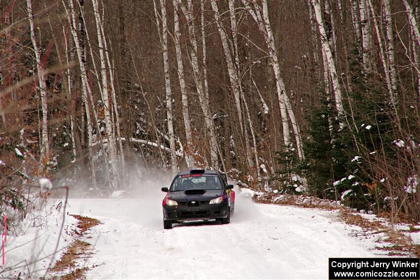 Colin Gleason / Marc Gutenberger Subaru Impreza 2.5RS on SS1, Nemadji Trail East I.