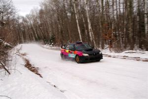 Colin Gleason / Marc Gutenberger Subaru Impreza 2.5RS on SS1, Nemadji Trail East I.