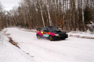 Colin Gleason / Marc Gutenberger Subaru Impreza 2.5RS on SS1, Nemadji Trail East I.