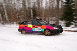 Colin Gleason / Marc Gutenberger Subaru Impreza 2.5RS on SS1, Nemadji Trail East I.