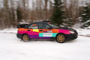 Colin Gleason / Marc Gutenberger Subaru Impreza 2.5RS on SS1, Nemadji Trail East I.