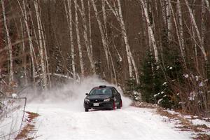 Jonah Becken / Peyton Reece Subaru Impreza 2.5i on SS1, Nemadji Trail East I.