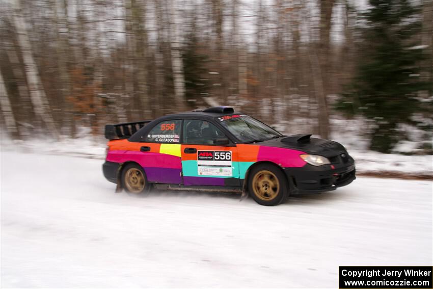 Colin Gleason / Marc Gutenberger Subaru Impreza 2.5RS on SS1, Nemadji Trail East I.
