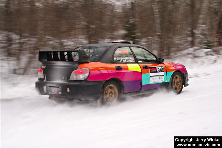 Colin Gleason / Marc Gutenberger Subaru Impreza 2.5RS on SS1, Nemadji Trail East I.
