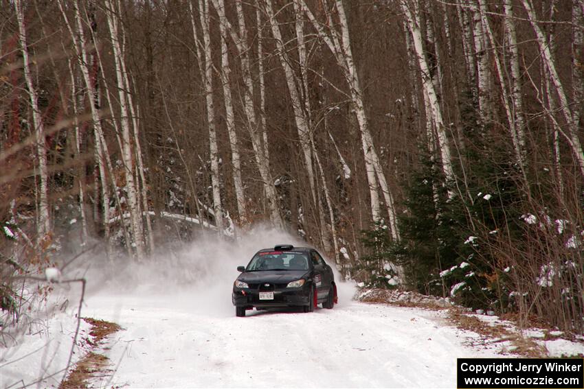 Jonah Becken / Peyton Reece Subaru Impreza 2.5i on SS1, Nemadji Trail East I.