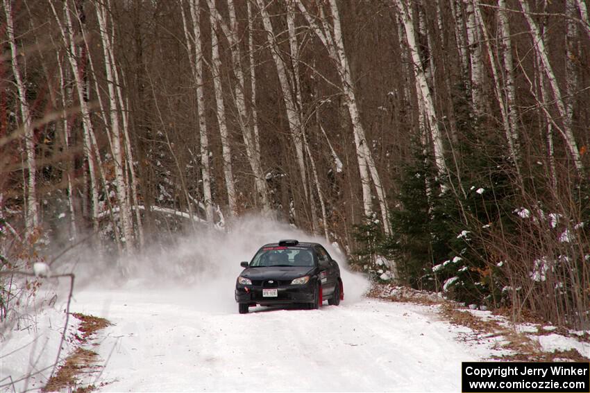 Jonah Becken / Peyton Reece Subaru Impreza 2.5i on SS1, Nemadji Trail East I.