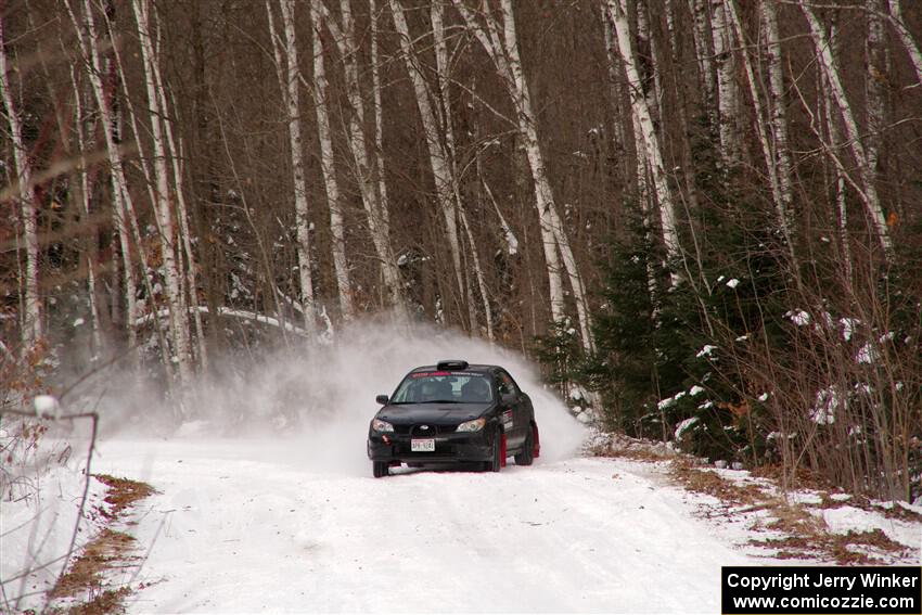 Jonah Becken / Peyton Reece Subaru Impreza 2.5i on SS1, Nemadji Trail East I.