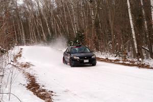 Jonah Becken / Peyton Reece Subaru Impreza 2.5i on SS1, Nemadji Trail East I.