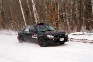 Jonah Becken / Peyton Reece Subaru Impreza 2.5i on SS1, Nemadji Trail East I.