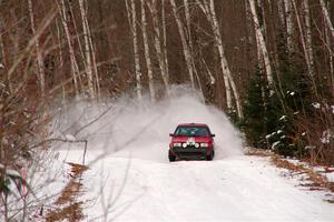 Nino Ortega / Peyton Goldenstein VW GTI on SS1, Nemadji Trail East I.