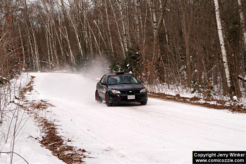Jonah Becken / Peyton Reece Subaru Impreza 2.5i on SS1, Nemadji Trail East I.