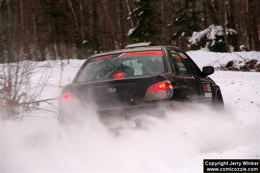 Jonah Becken / Peyton Reece Subaru Impreza 2.5i on SS1, Nemadji Trail East I.